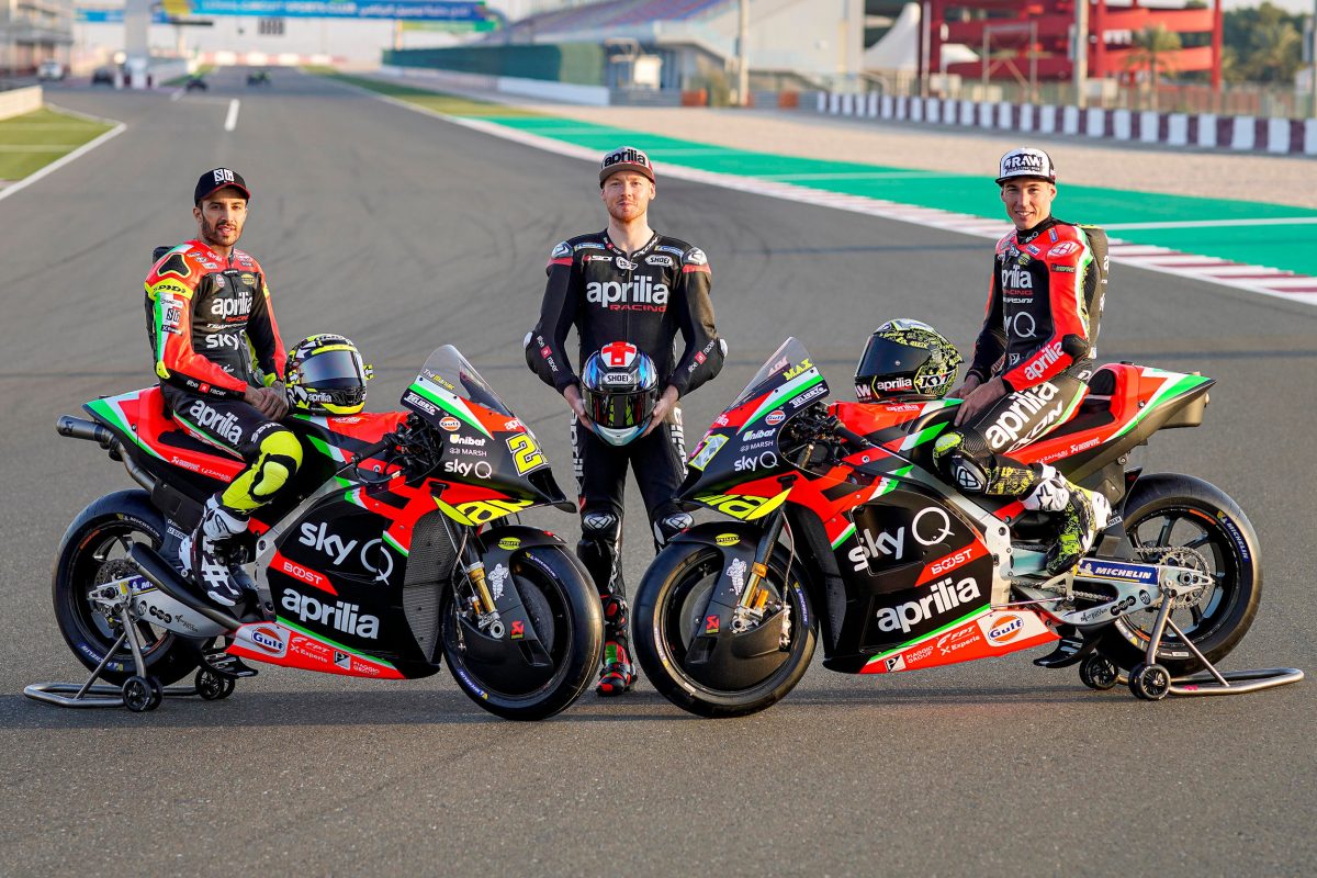 Aprilia presenterar nya RS-GP för MotoGP-säsongen 2020 ...